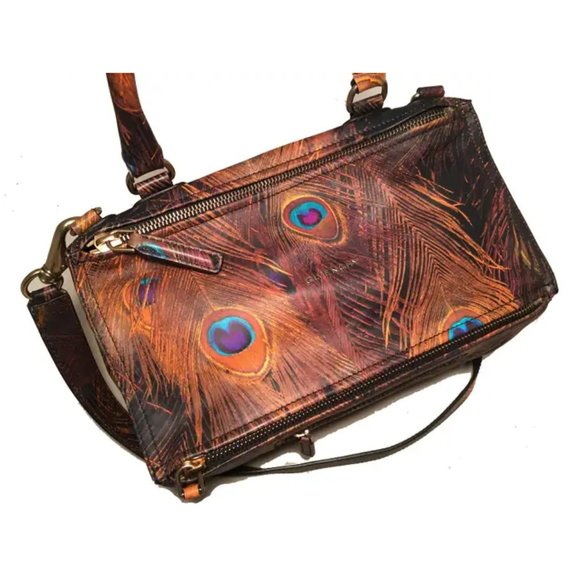 Givenchy Pandora Peacock Leather Shoulder Bag - Picture 6 of 11